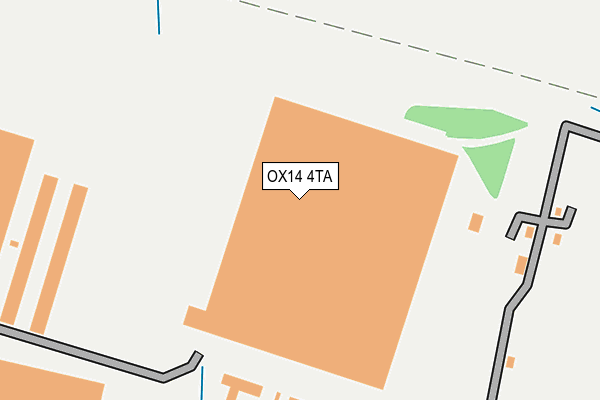 OX14 4TA map - OS OpenMap – Local (Ordnance Survey)