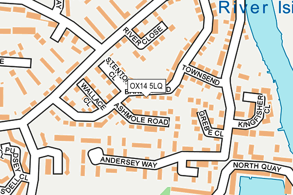 OX14 5LQ map - OS OpenMap – Local (Ordnance Survey)
