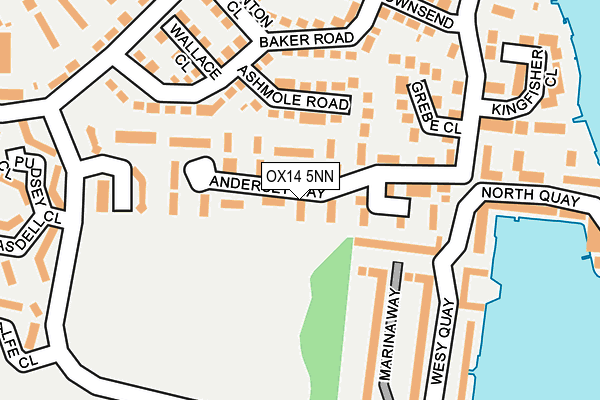 OX14 5NN map - OS OpenMap – Local (Ordnance Survey)