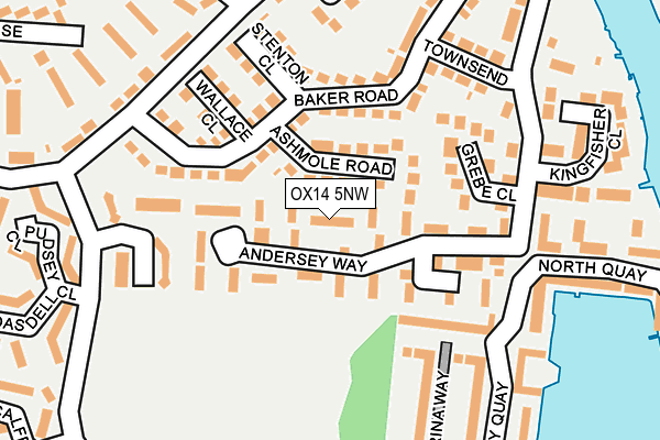 Map of RMG FENCING LTD at local scale