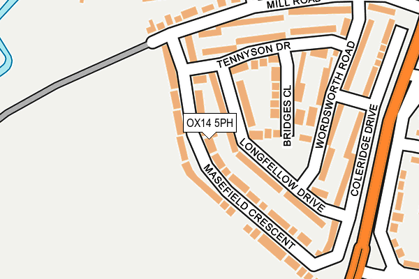 Map of HORSPATH ESTATES LIMITED at local scale