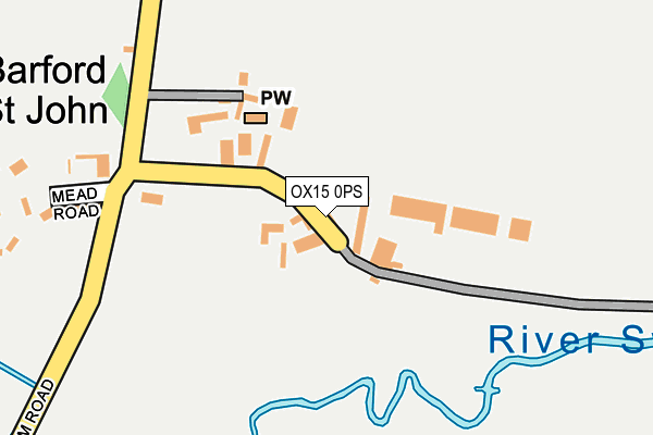 OX15 0PS map - OS OpenMap – Local (Ordnance Survey)