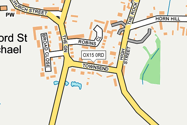 OX15 0RD map - OS OpenMap – Local (Ordnance Survey)