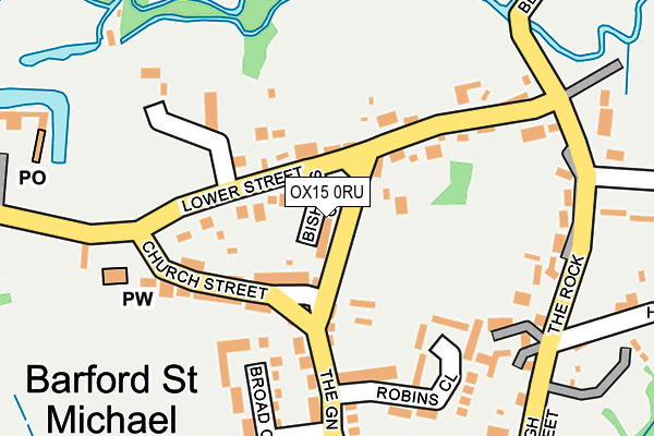 OX15 0RU map - OS OpenMap – Local (Ordnance Survey)