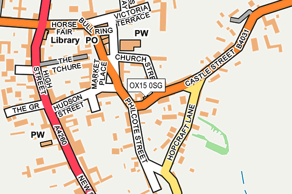 OX15 0SG map - OS OpenMap – Local (Ordnance Survey)