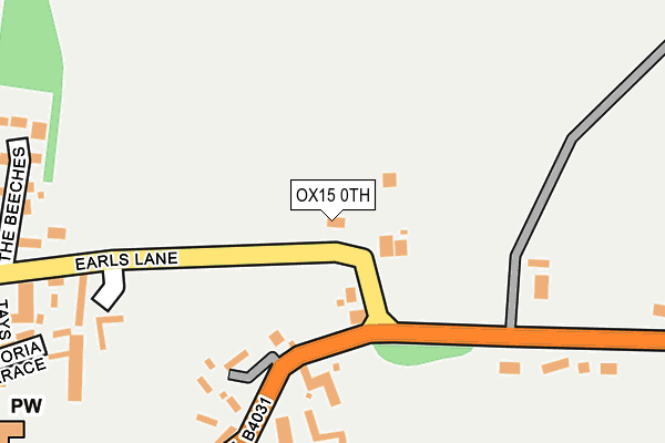 OX15 0TH map - OS OpenMap – Local (Ordnance Survey)