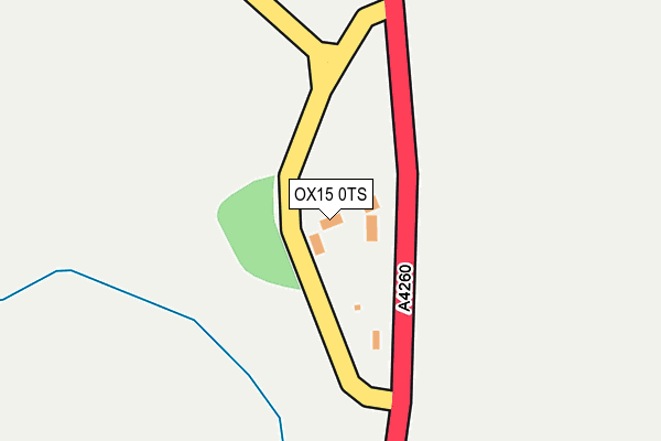 OX15 0TS map - OS OpenMap – Local (Ordnance Survey)