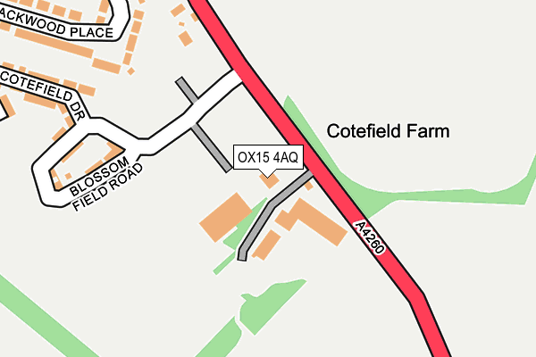Map of COTEFIELD HOLDINGS LIMITED at local scale