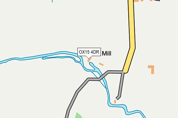 OX15 4DR map - OS OpenMap – Local (Ordnance Survey)