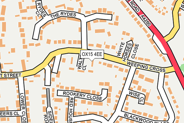 OX15 4EE map - OS OpenMap – Local (Ordnance Survey)