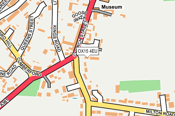 OX15 4EU map - OS OpenMap – Local (Ordnance Survey)