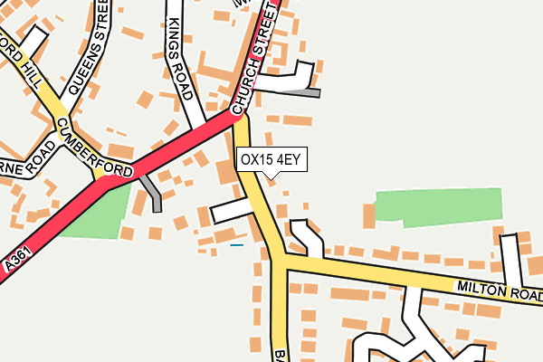 OX15 4EY map - OS OpenMap – Local (Ordnance Survey)