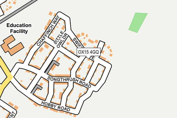 OX15 4GQ map - OS OpenMap – Local (Ordnance Survey)