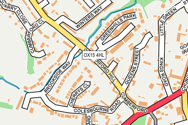 OX15 4HL map - OS OpenMap – Local (Ordnance Survey)