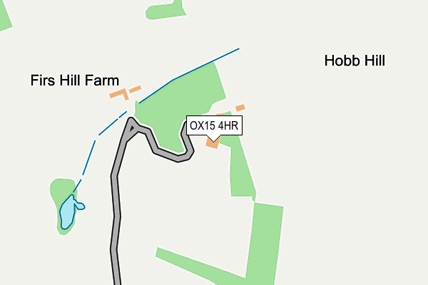 OX15 4HR map - OS OpenMap – Local (Ordnance Survey)