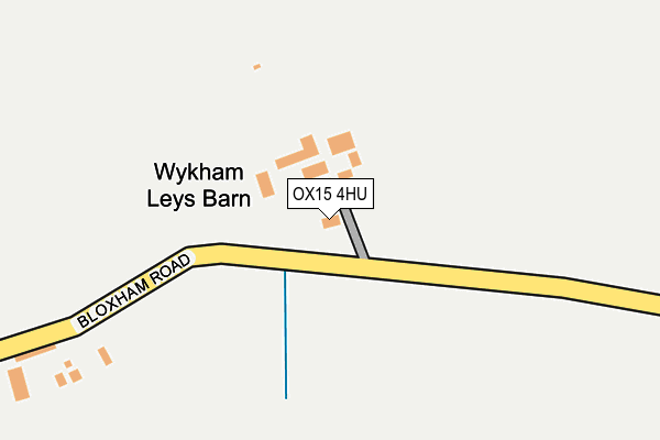 OX15 4HU map - OS OpenMap – Local (Ordnance Survey)