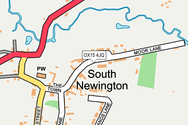 OX15 4JQ map - OS OpenMap – Local (Ordnance Survey)