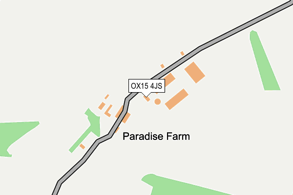 OX15 4JS map - OS OpenMap – Local (Ordnance Survey)