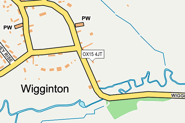 OX15 4JT map - OS OpenMap – Local (Ordnance Survey)
