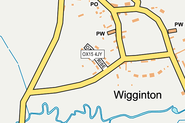 OX15 4JY map - OS OpenMap – Local (Ordnance Survey)