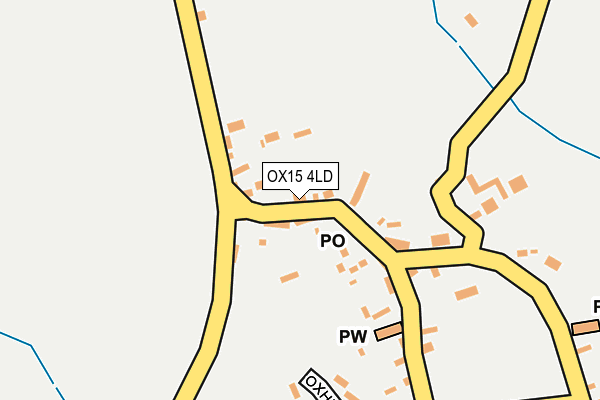 OX15 4LD map - OS OpenMap – Local (Ordnance Survey)