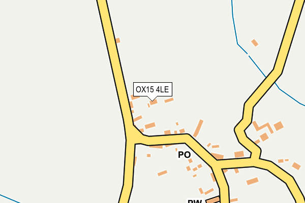 OX15 4LE map - OS OpenMap – Local (Ordnance Survey)