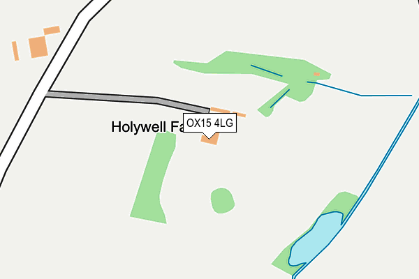 OX15 4LG map - OS OpenMap – Local (Ordnance Survey)