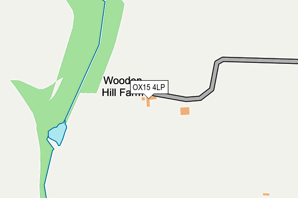 OX15 4LP map - OS OpenMap – Local (Ordnance Survey)