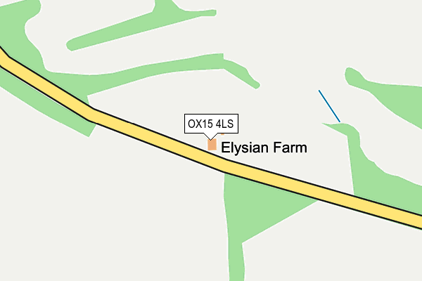 OX15 4LS map - OS OpenMap – Local (Ordnance Survey)