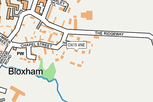 OX15 4NE map - OS OpenMap – Local (Ordnance Survey)