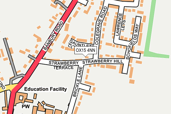 OX15 4NN map - OS OpenMap – Local (Ordnance Survey)