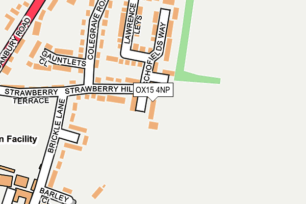 OX15 4NP map - OS OpenMap – Local (Ordnance Survey)
