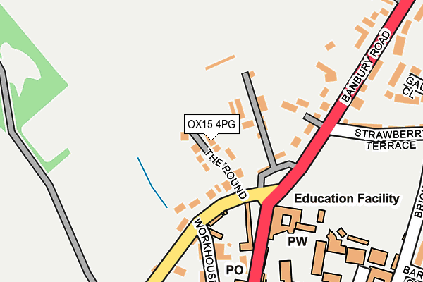 OX15 4PG map - OS OpenMap – Local (Ordnance Survey)