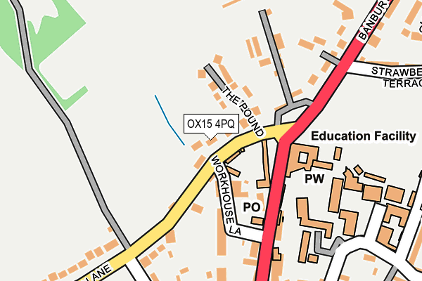 OX15 4PQ map - OS OpenMap – Local (Ordnance Survey)