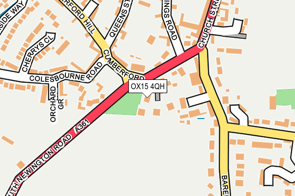 OX15 4QH map - OS OpenMap – Local (Ordnance Survey)