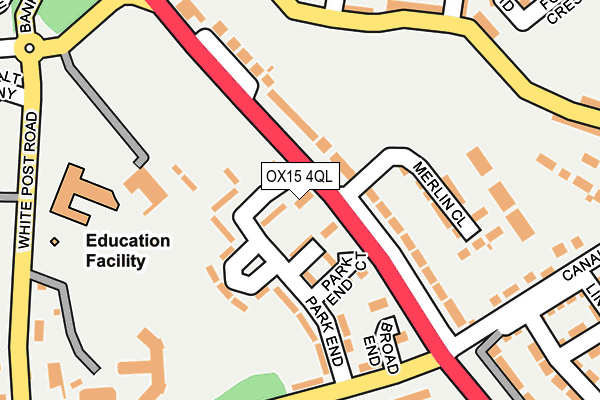 OX15 4QL map - OS OpenMap – Local (Ordnance Survey)