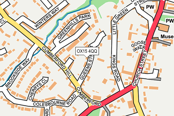 OX15 4QQ map - OS OpenMap – Local (Ordnance Survey)