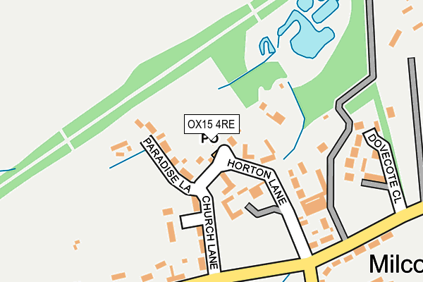 OX15 4RE map - OS OpenMap – Local (Ordnance Survey)