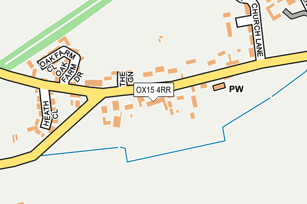 OX15 4RR map - OS OpenMap – Local (Ordnance Survey)
