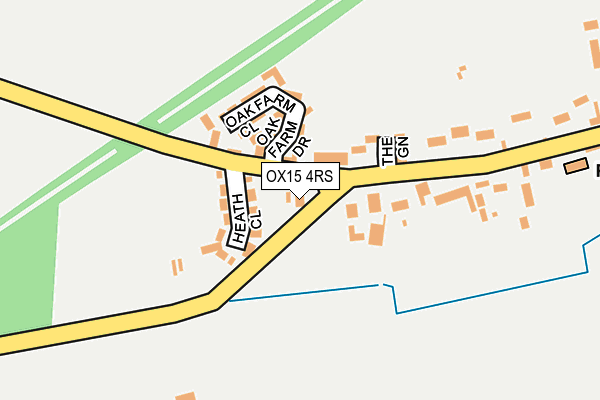 OX15 4RS map - OS OpenMap – Local (Ordnance Survey)