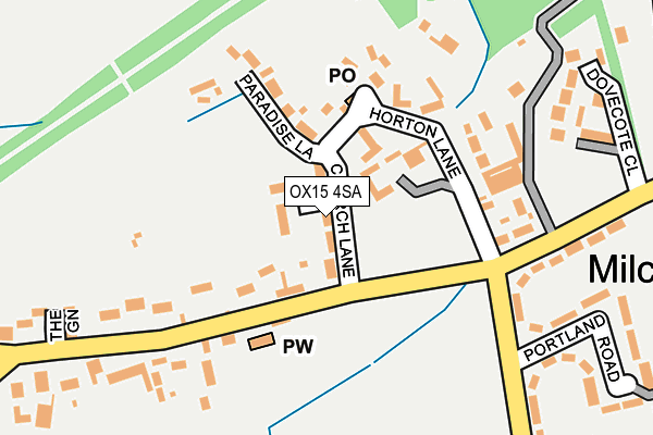 OX15 4SA map - OS OpenMap – Local (Ordnance Survey)