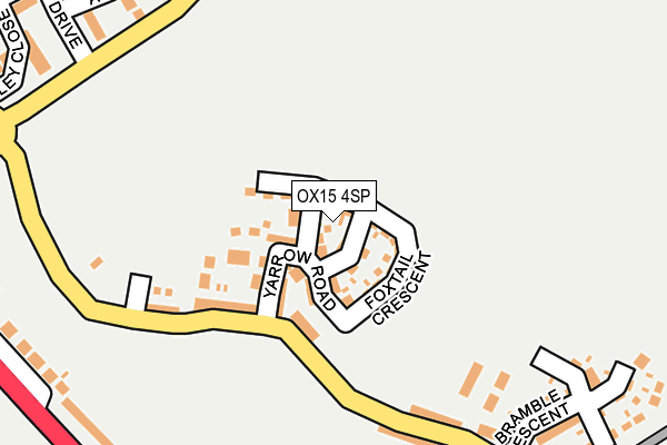 OX15 4SP map - OS OpenMap – Local (Ordnance Survey)