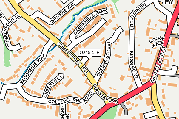 OX15 4TP map - OS OpenMap – Local (Ordnance Survey)