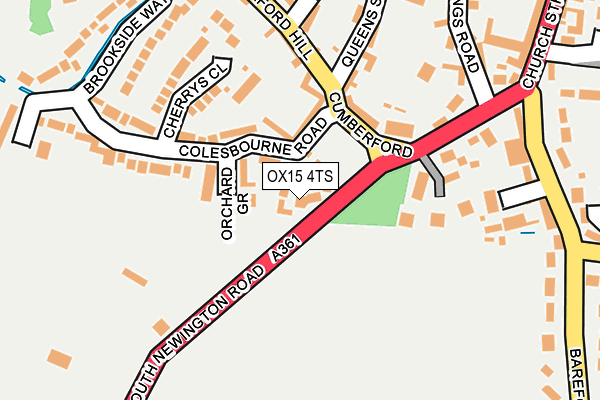 OX15 4TS map - OS OpenMap – Local (Ordnance Survey)