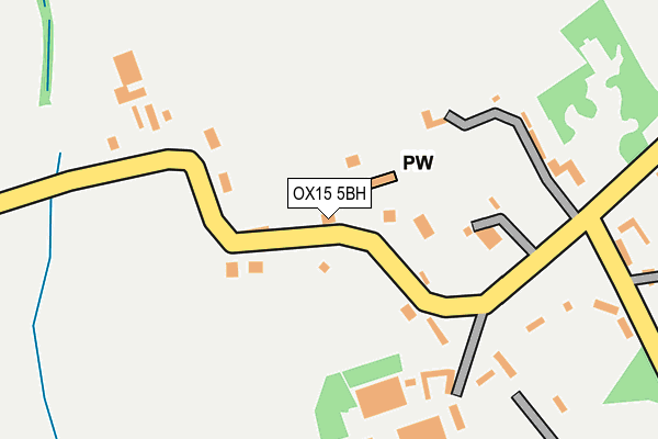 OX15 5BH map - OS OpenMap – Local (Ordnance Survey)