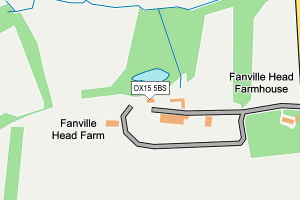 OX15 5BS map - OS OpenMap – Local (Ordnance Survey)