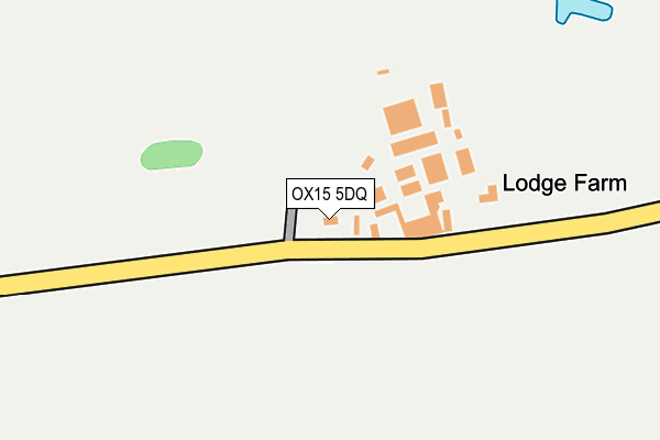 OX15 5DQ map - OS OpenMap – Local (Ordnance Survey)