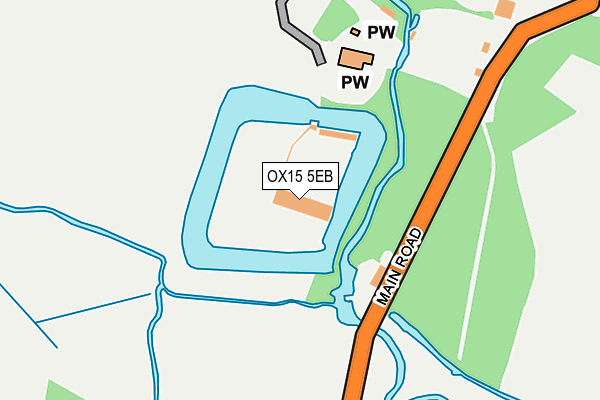 OX15 5EB map - OS OpenMap – Local (Ordnance Survey)