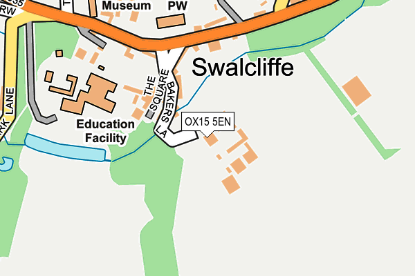 OX15 5EN map - OS OpenMap – Local (Ordnance Survey)