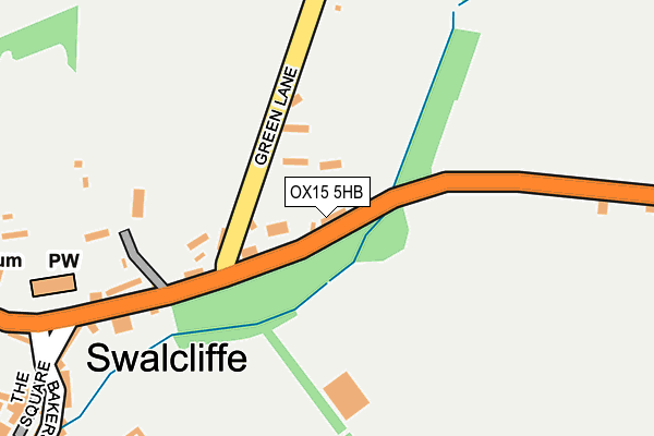 OX15 5HB map - OS OpenMap – Local (Ordnance Survey)